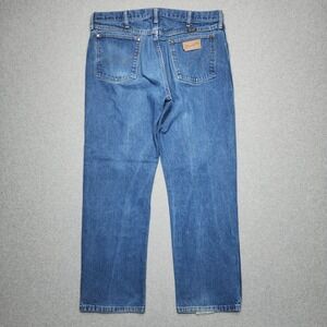 Vintage Wrangler Jeans 36x30 13MWZPW Cowboy Cut Western USA Tag 38x30